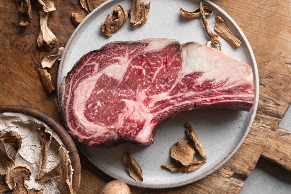 Introducing: A porcini-infused AGED steak