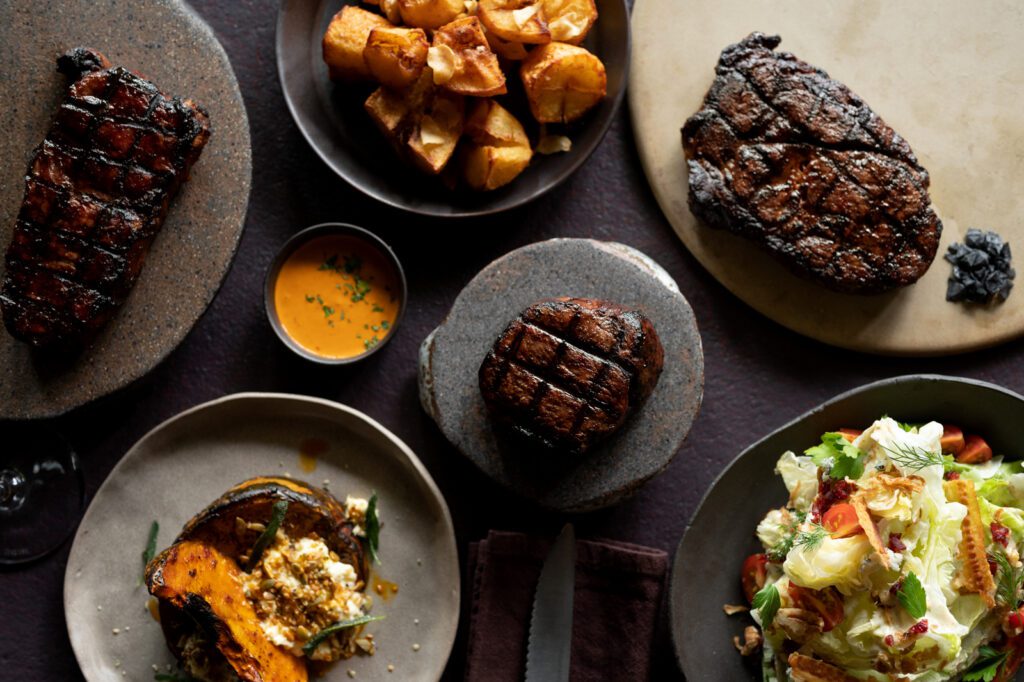 Fantastic steak selection of Rump, Fillet and Rib-Eye