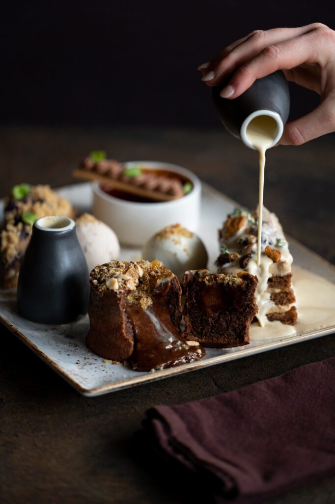 Chocolate Fondant with melting core